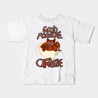 Good Morning Cat•Feine V27 Kids T-Shirt